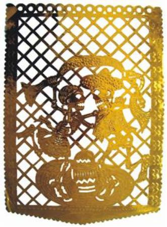 PAPEL PICADO METALICO
