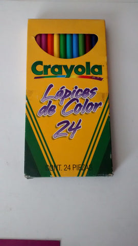 COLORES MARCA CRAYOLA DE 24PZS