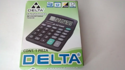 CALCULADORA MARCA DELTA MODELO 7808CDE