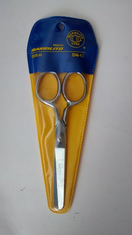 TIJERAS ESCOLARES MARCA BARRILITO MODELO 8346-4.5