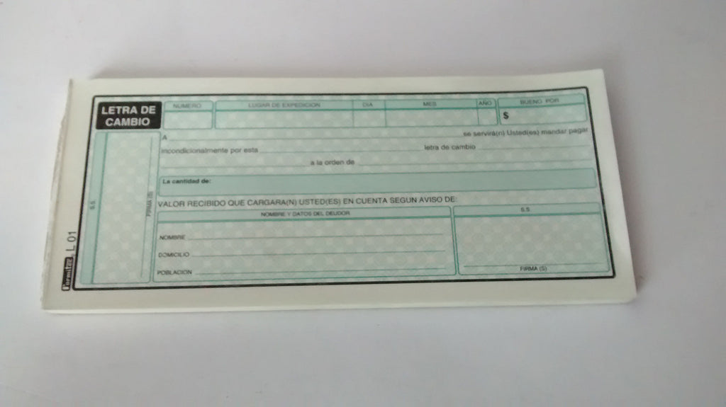 LETRA DE CAMBIO