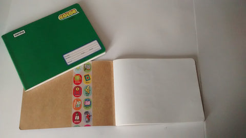 LIBRETA FORMA ITALIANA COSIDA NORMA COLOR