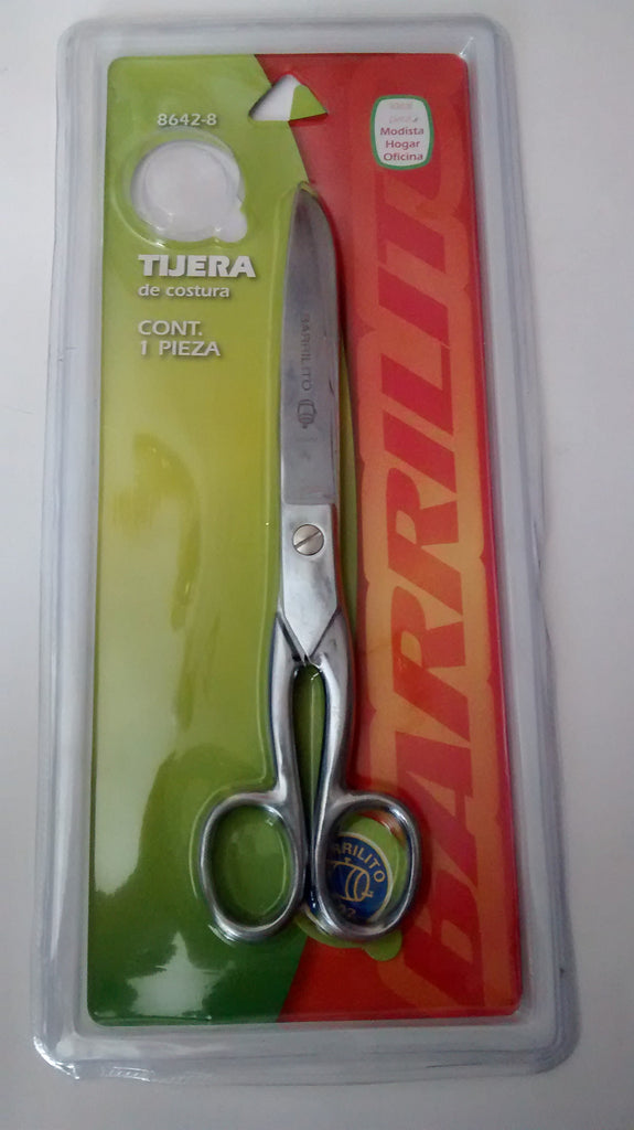 TIJERAS DE COSTURA MARCA BARRILITO MODELO 642-8
