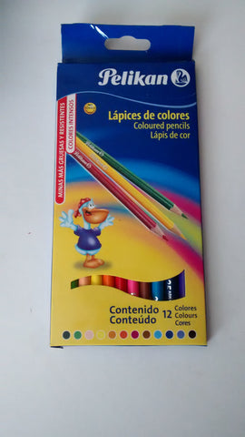 COLORES MARCA PELIKAN DE 12PZS REDONDOS