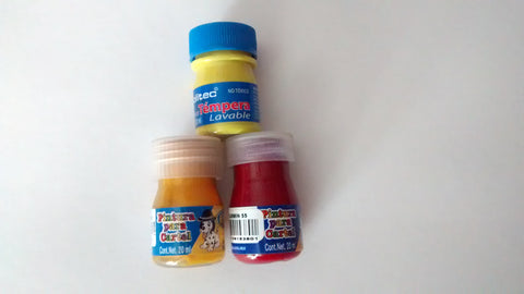 PINTURA PARA CARTEL MARCA BOMBIN DE 20ML LAVABLE