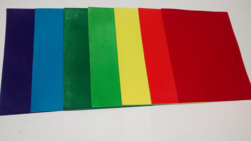 FOAMI DE TERCIOPELO TAMAÑO CARTA VARIOS COLORES
