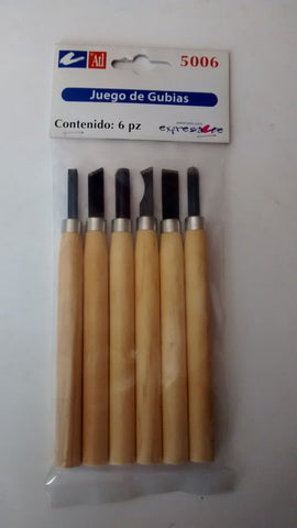 JUEGO DE GUBIAS MARCA ALT