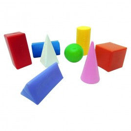 CUERPOS GEOMETRICOS SOPLADO 8PZS SOPLADO + BOLSA