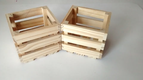 HUACAL DE MADERA TAMAÑO CHICO 14x9.5