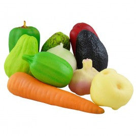 SET DE VERDURAS VINIL 16 PZS EN BOLSA