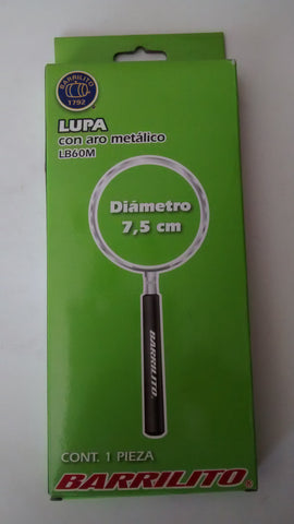 LUPA DE ARO METALICO MODELO LB60M 7.5MM