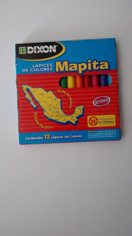 COLORES MAPITA DE 12 PZS TAMAÑO PEQUEÑO