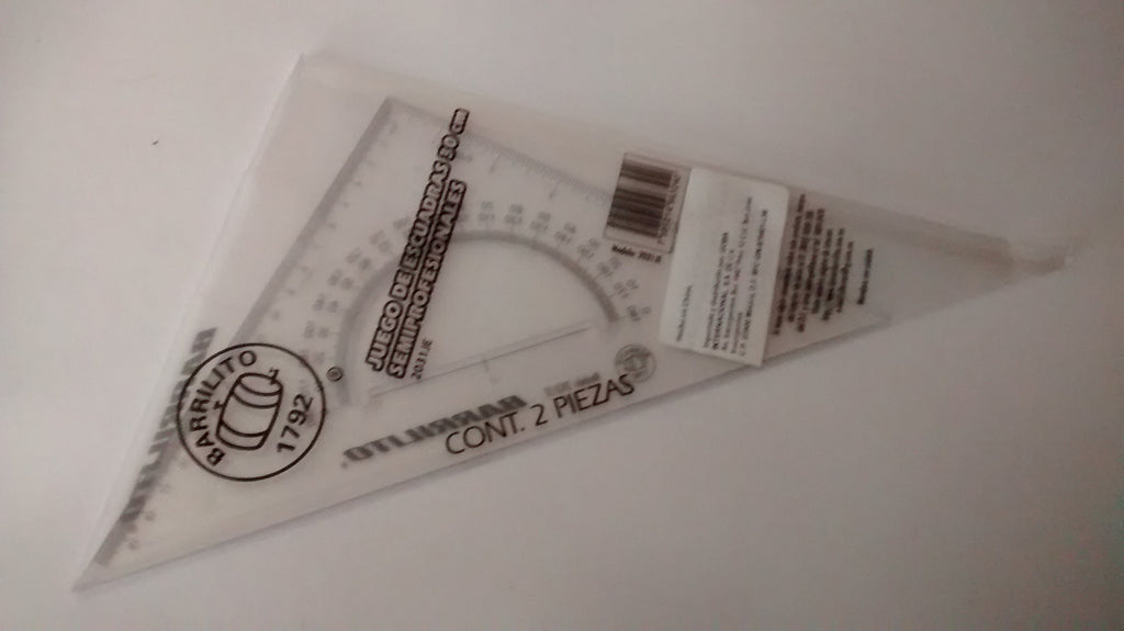 ESCUADRAS 2PZS MARCA BARRILITO