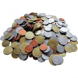 MONEDAS EDUCATIVAS BOLSA CON 480 PZS