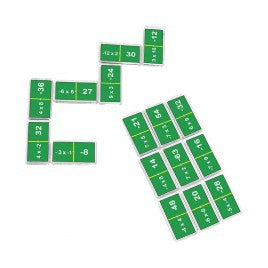 DOMINO JR REGLAS DE SIGNOS DE MULTIPLICAR JUEGO CON 28PZS