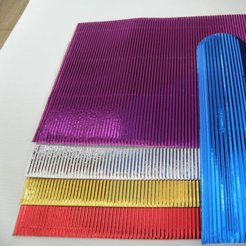 CARTON CURRUGADO METALICO VARIOS COLORES