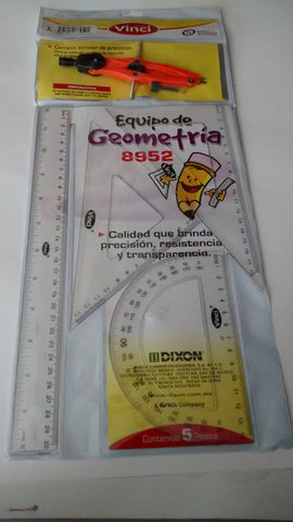 JUEGO DE GEOMETRIA  MARCA VINCI 8952