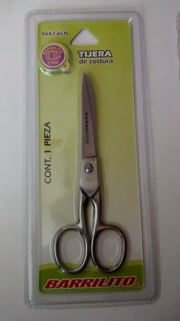 TIJERAS DE COSTURA MARCA BARRILITO MODELO 8642-6CN